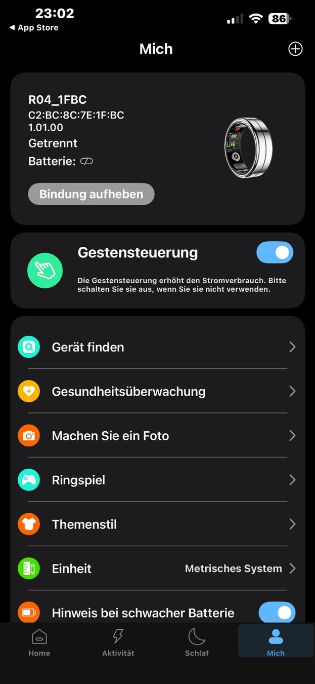 Bagues: Smart-Ring – Neuf (Voir description) à Dübendorf par China1 6