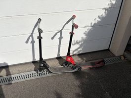 2 trottinettes Globber Scooter Flow 125mm pliable 