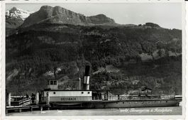 12442Brienzersee & Axalp mit Dampfschiff GIESSBACH BE 1944!