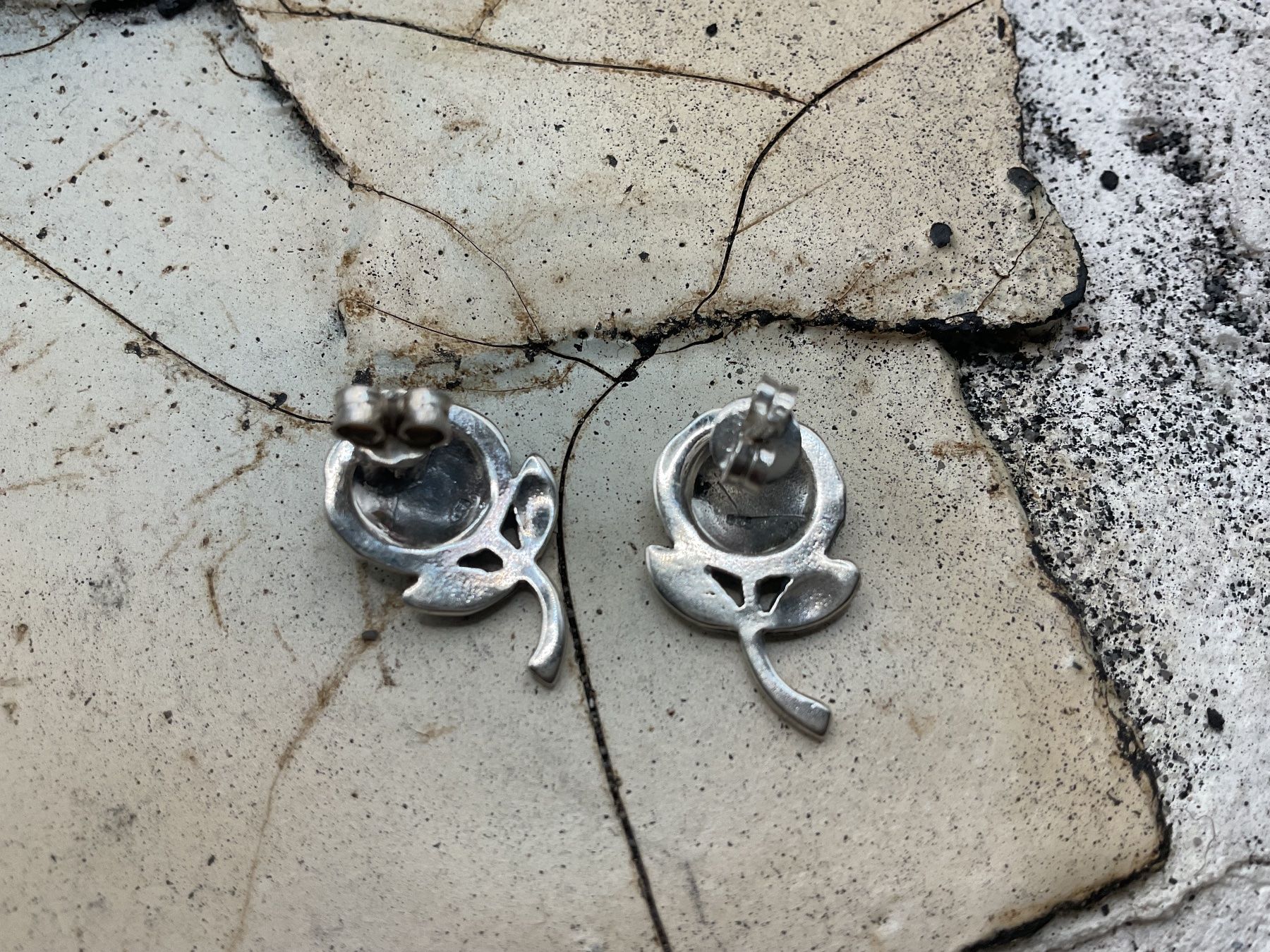 Orecchini pendenti & Orecchini a lobo: Ohrstecker, Sterlingsilber mit Markasiten – Nuovo (secondo la descrizione) da luzern venduto da Alpendorf1 3