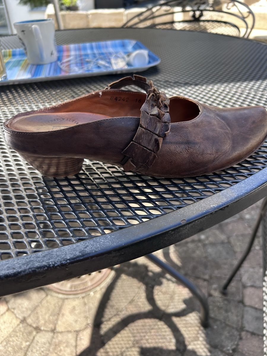 Think Herrenschuhe: Think Ballerinas, Gr. 40, Leder, braun – Gebraucht aus Unterkulm von Chipsi0709 4