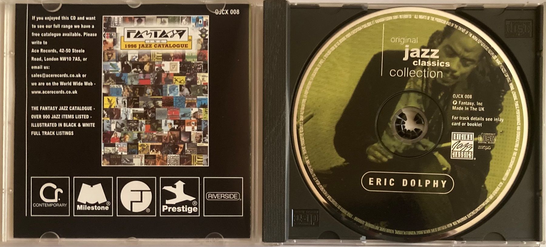 CDs: ERIC DOLPHY / ERIC DOLPHY – D'occasion à Poliez-Pittet par Newtown-Records 2