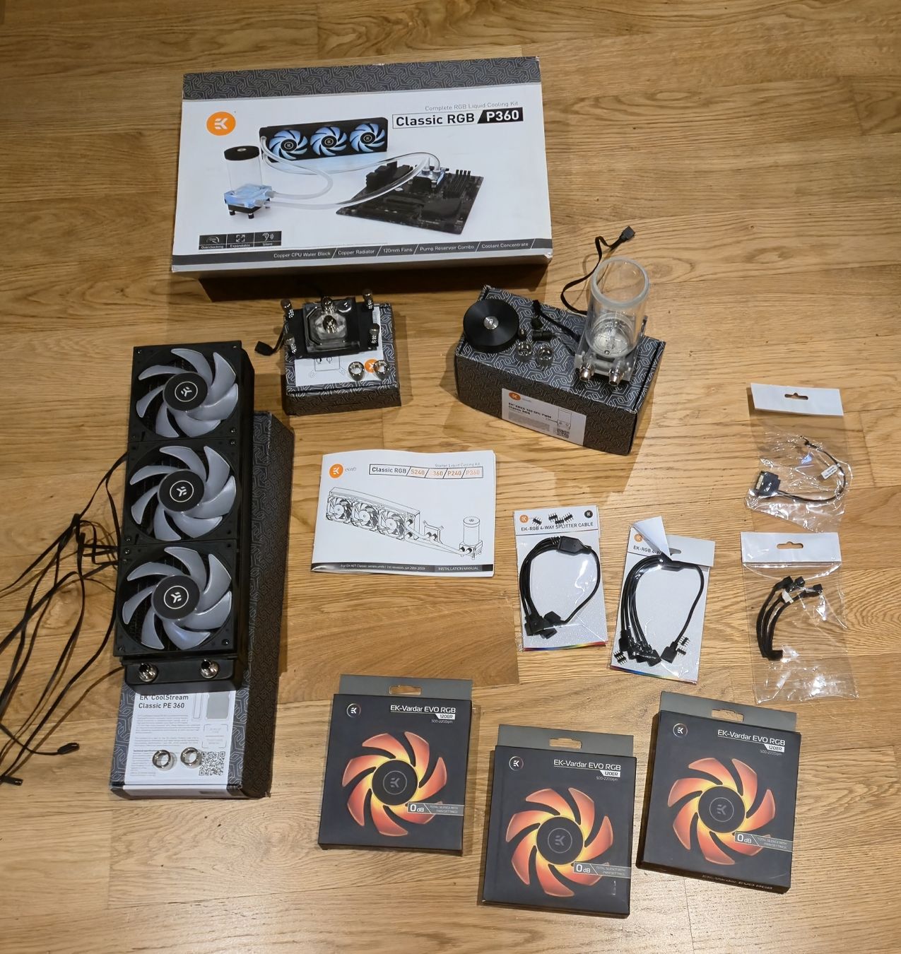 EKWB Componenti elettronici: watercooling EK-KIT Classic RGB P360 – Usato da Genève venduto da CRDNX