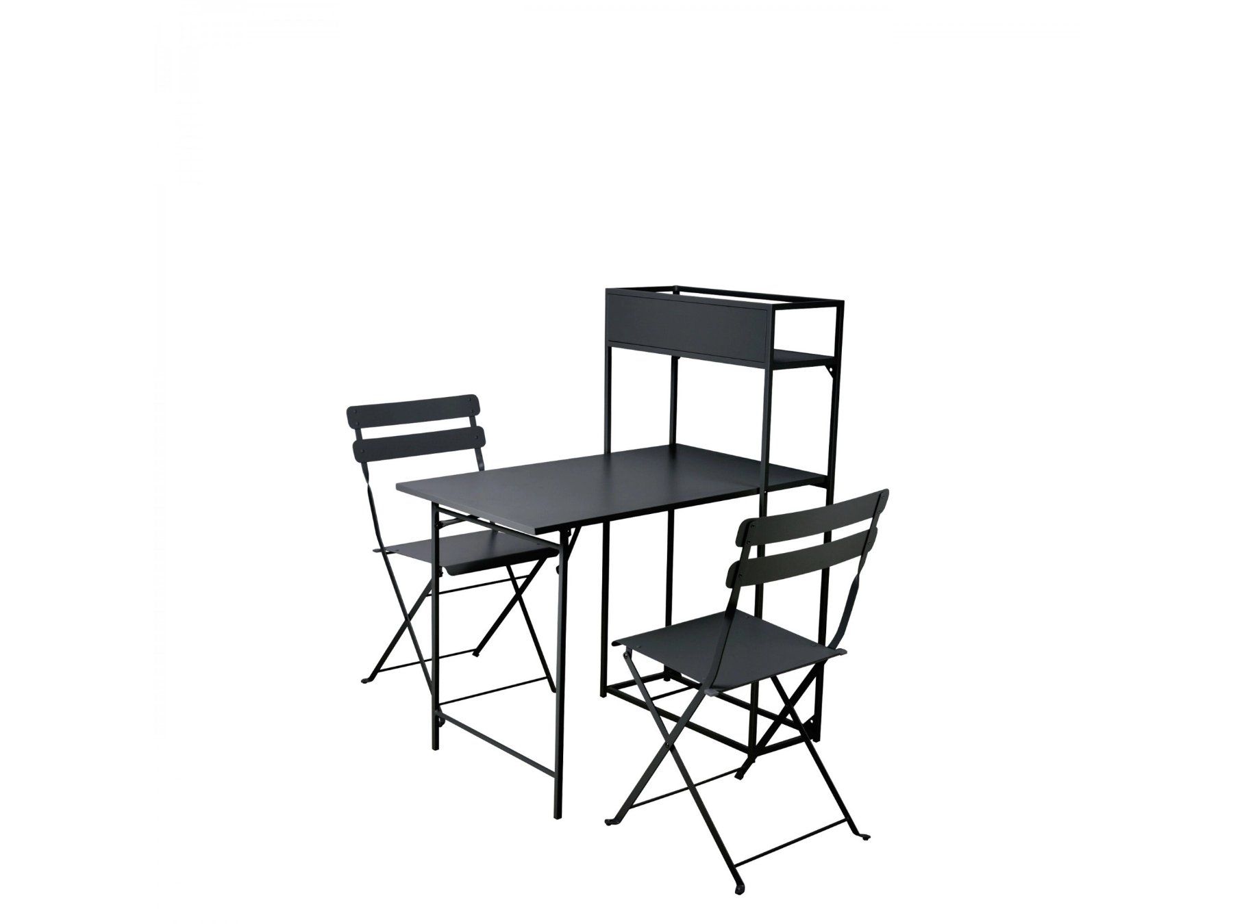 Set di tavolo e panche: Gartenmöbel-Set NEMROT Sitzgruppe - Schwarz – Nuovo e nell'imballaggio originale da Wallenwil venduto da toesstal-vertrieb 3