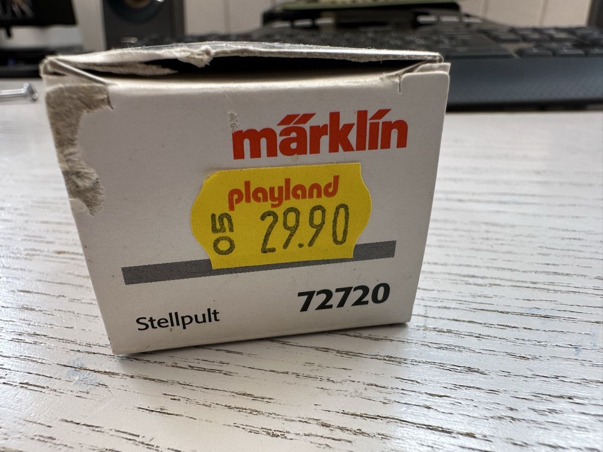 Märklin Modellini di ferrovie: Märklin 72720 Stellpult – Usato da Lupsingen venduto da New-Haven 1