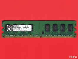 2GB Kingston® DDR2-800/PC2-6400U C6 (8x)