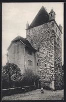 AK Aarau, Blick zum Schloss, 1940