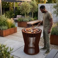 Feuerschale HYGON🔥  Inox Grillplatte 6.0mm