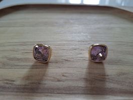 boucles d'oreilles GUESS rose neuves