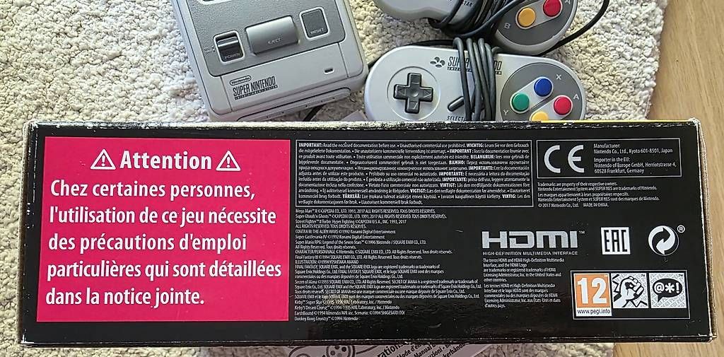 Console: Nintendo Classic Mini: Super Nintendo + 2 Controller + OVP – Usato da Embrach venduto da sch_vd7b