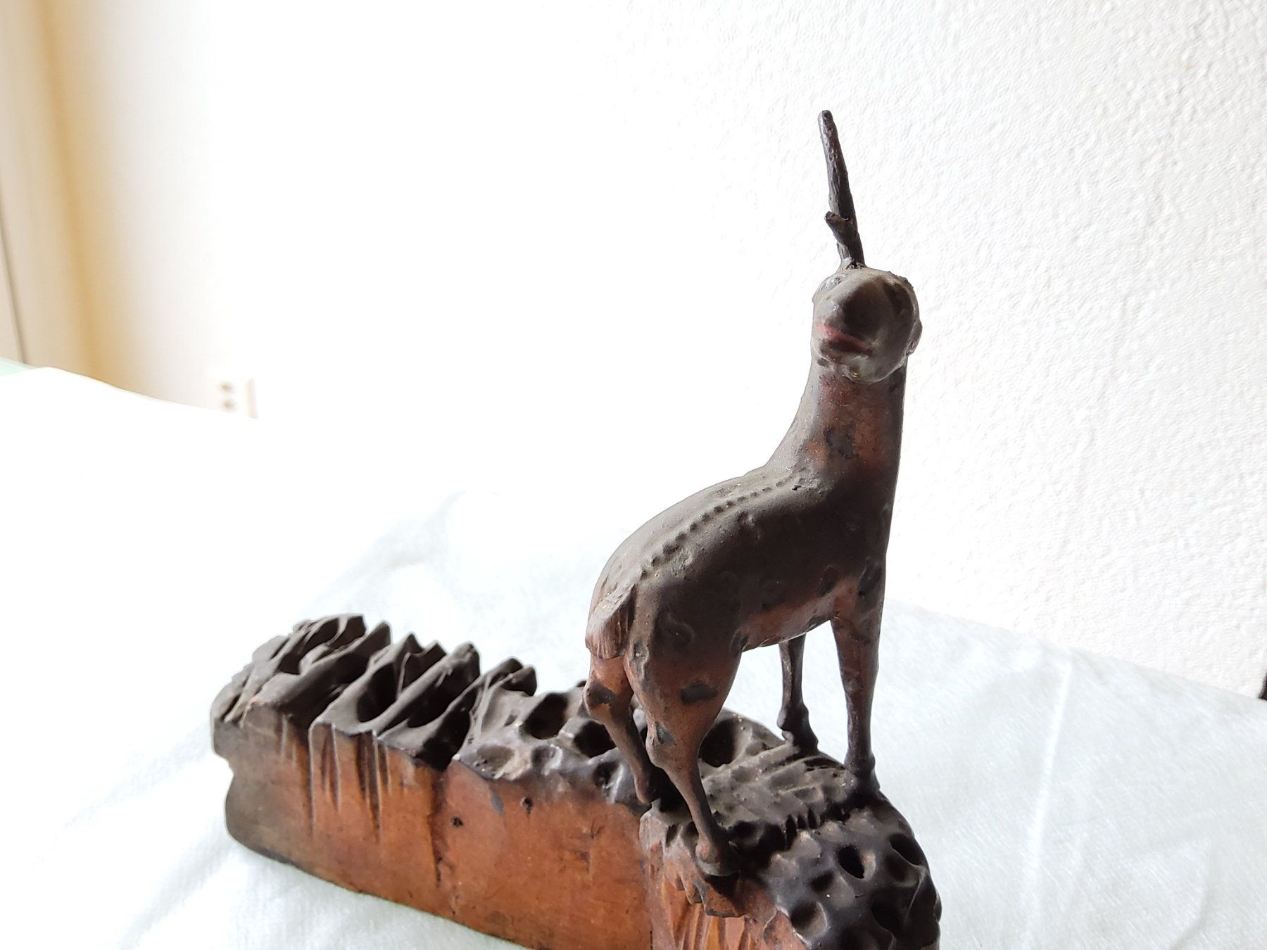 Statuette: Sculpture ancienne en bois  – Difettoso da Malleray venduto da Broc-Mo 5