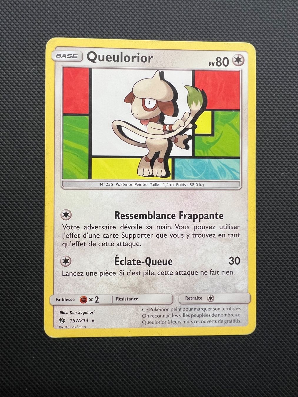 Pokémon Carte collezionabili: Pokemon Smeargle Queulorior #157 - FR – Usato da Pregassona venduto da X_vendeditutto 1