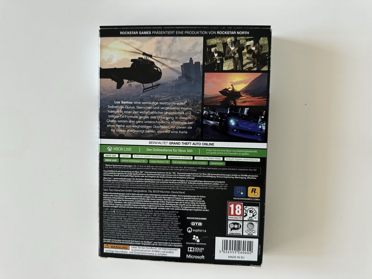 Giochi: GTA 5 Special Edition, Xbox 360 – Usato da Couvet venduto da Aura_aura 4