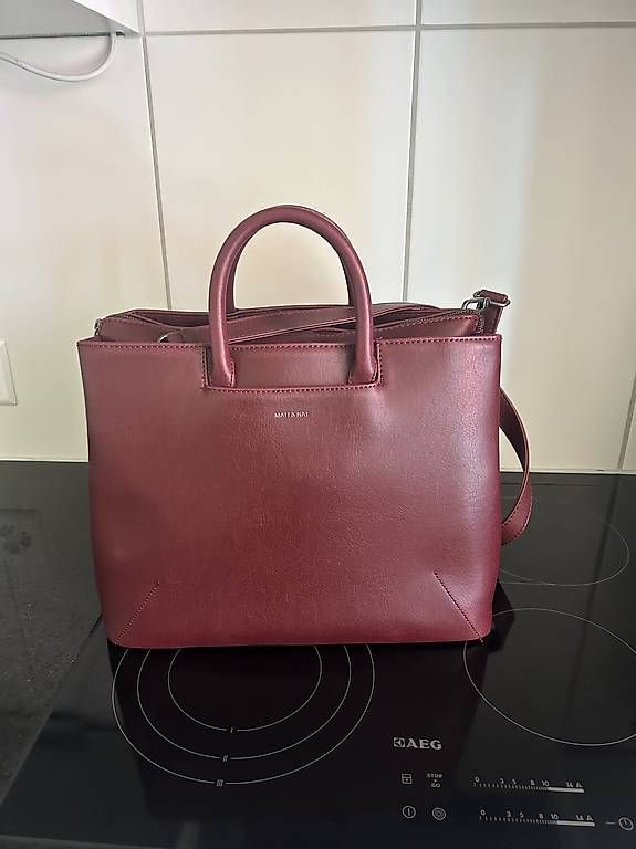 Borse da donna: MATT&NAT vegane Lederhandtasche bordeaux – Usato da Herrenschwanden venduto da ale_5ggz