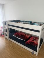 Kinder Bett weiss Etagenbett mit Lattenrost, gut erhalten.