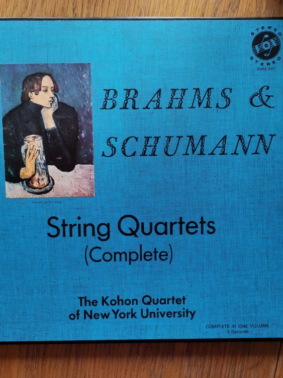 Brahms+Schumann String Quartets vox Kaufen auf Ricardo