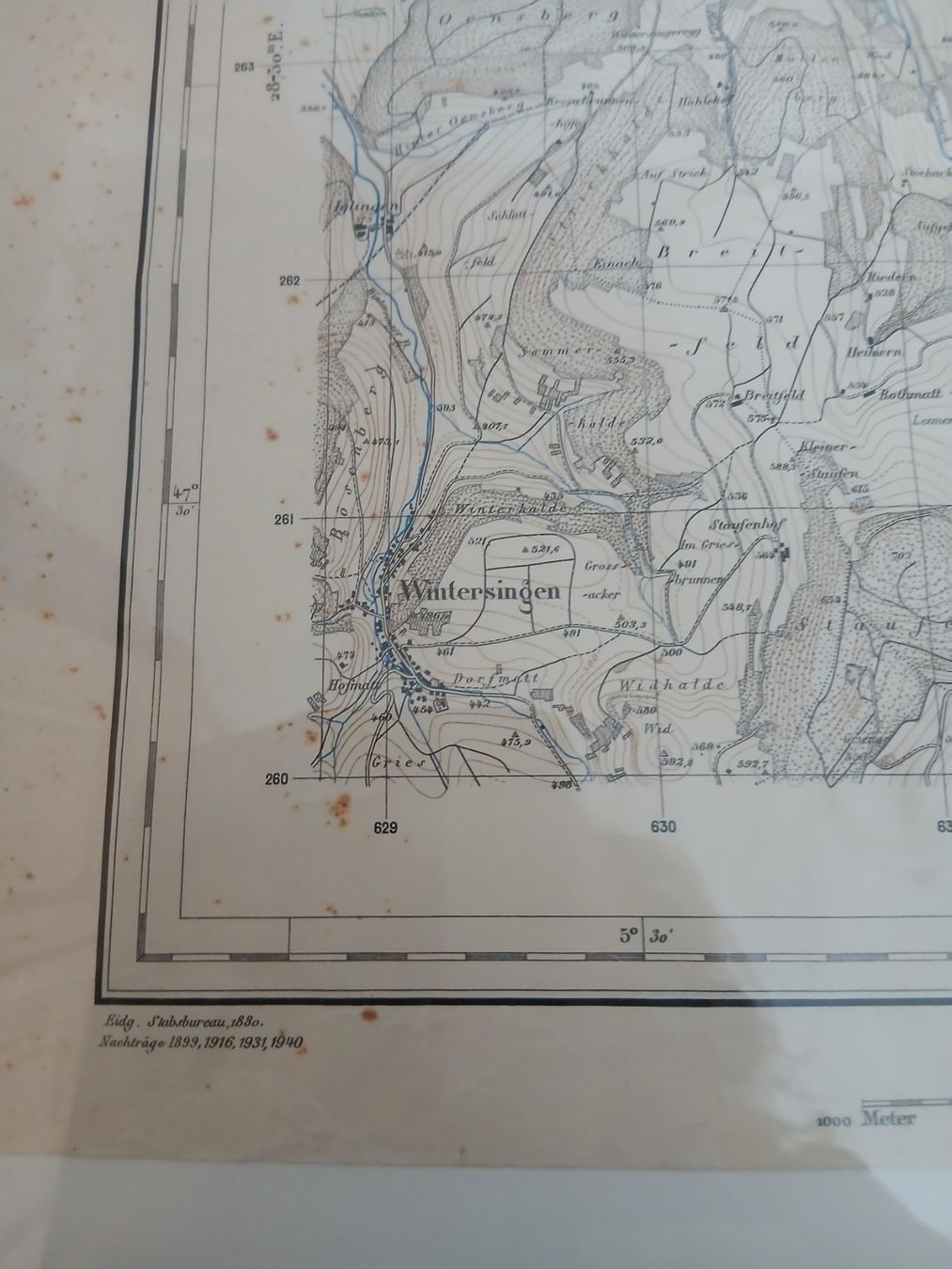 Cartes géographiques & atlas: Landkarte Maisprach – D'occasion à Sirnach par Rkressig 7