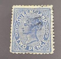 Australische Staaten - Queensland alte briefmarke
