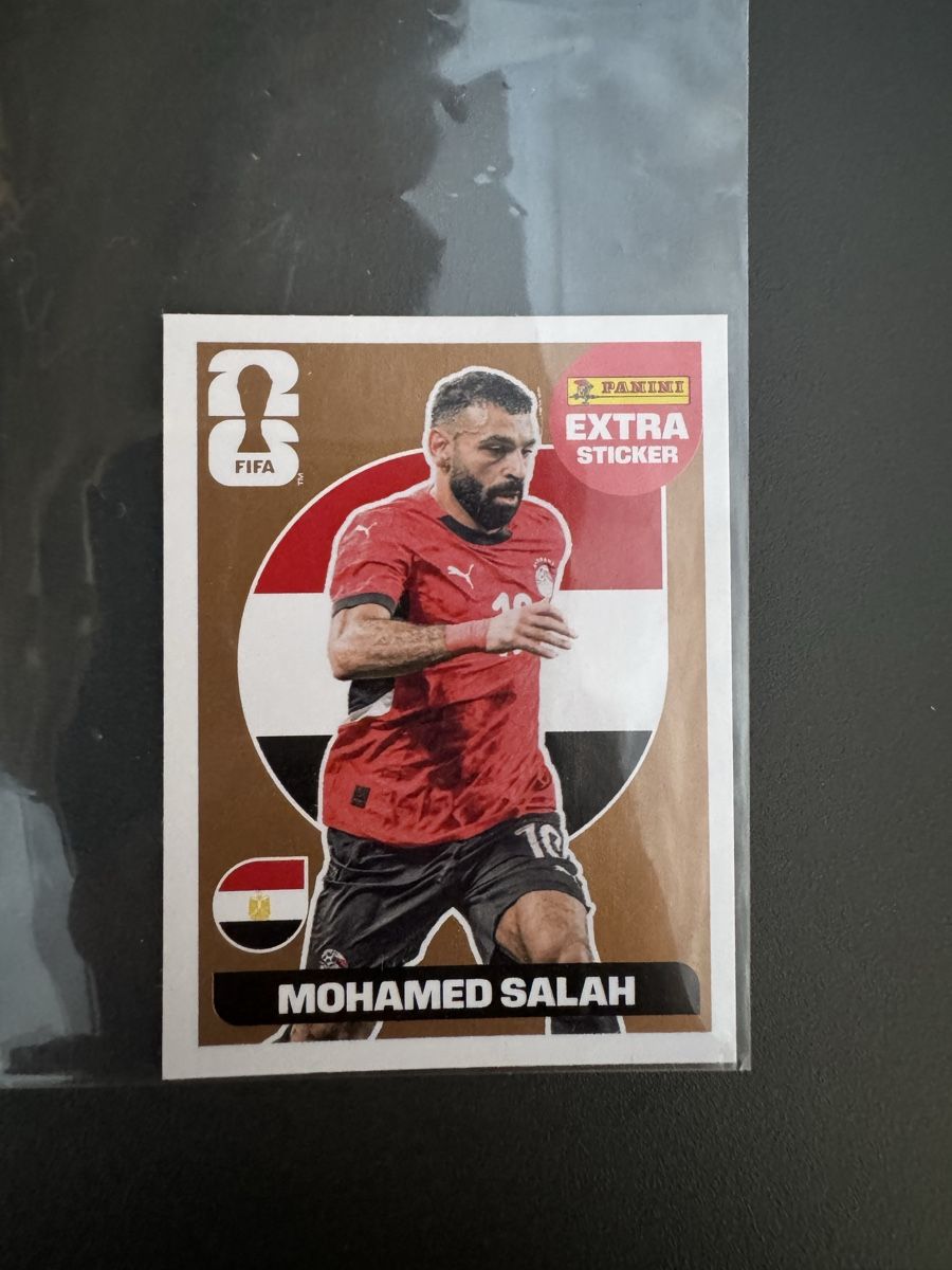 Panini Sammelbilder & Trading cards: Panini Extra Sticker Mohamed Salah – Neu und originalverpackt aus Riehen von spikey007