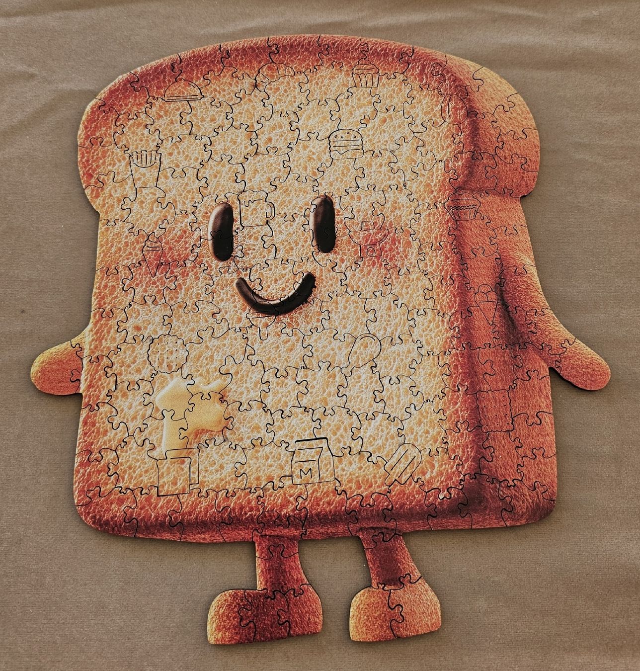 Puzzle: Lustiges, süsses Holzpuzzle "Toast" Grösse A2 – Nuovo (secondo la descrizione) da Bütschwil venduto da Taranabo
