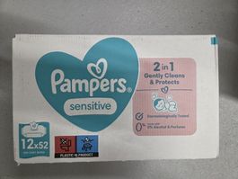 Pampers sensitive Baby Wischtücher 12x52 neu und OVP