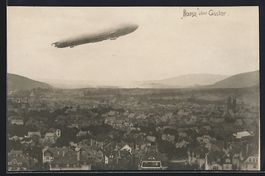 Goslar, Der Zeppelin Hansa über der Sta
