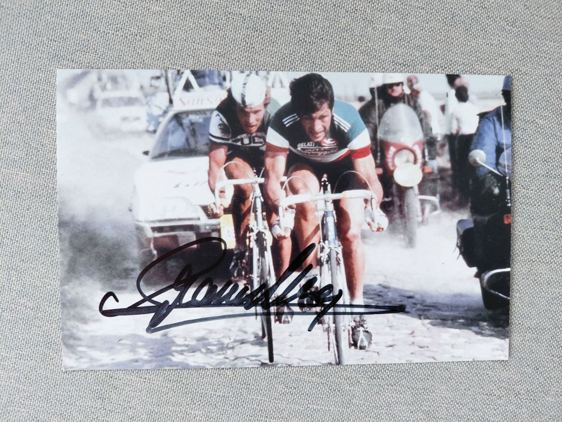 Autographes: Autogramm Francesco Moser – D'occasion à Schmerikon par Olympia04