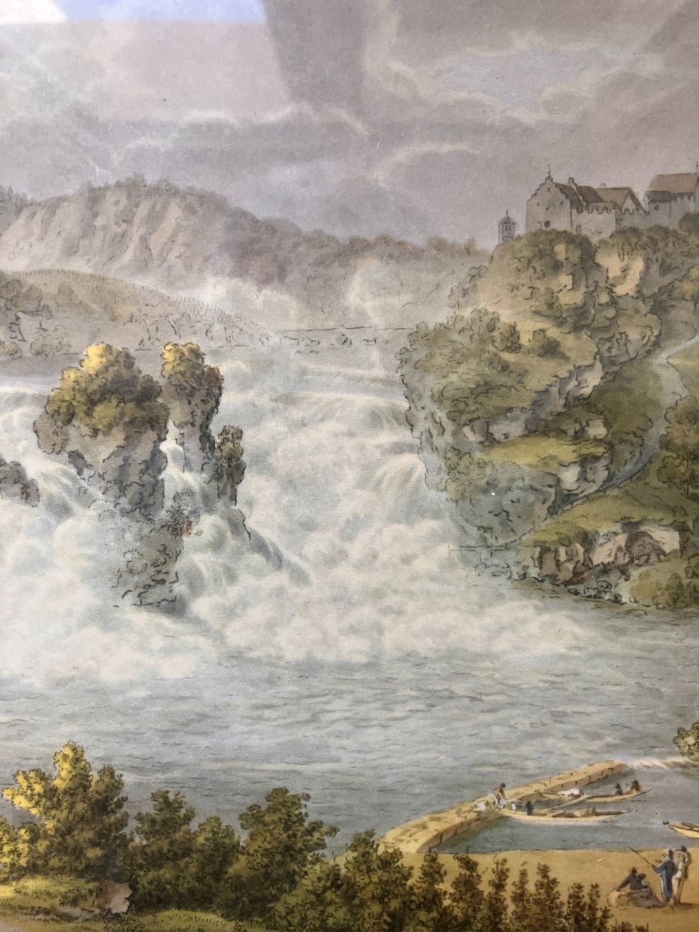 Incisioni: Stich Rheinfall mit Goldrahmen – Usato da Hallau venduto da andrekv 3