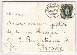 Lettre de Chambésy pour Dresde le 8.IX.88
