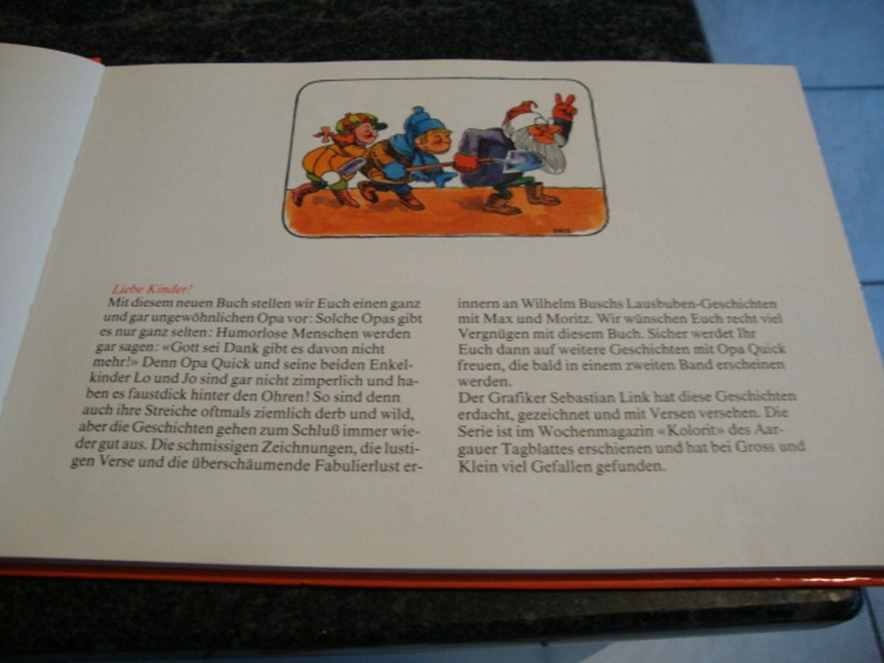 Comics: 60 Abenteuer mit Opa Quick  Band 1Globi – Gebraucht aus Zürich von Roulet 3