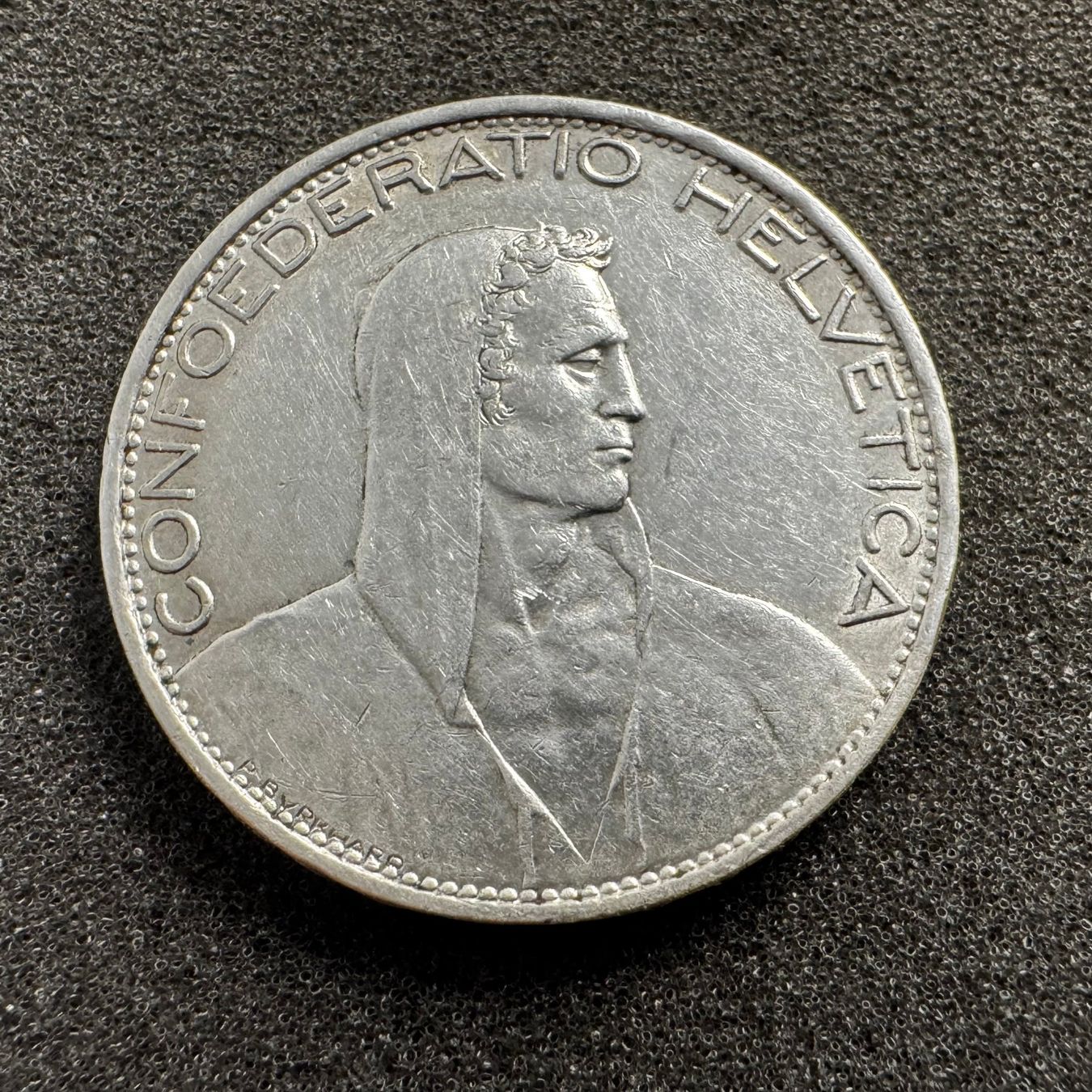 Tutti le monete: 5 Franken Silber 1925 - Alphirte – Usato da Reitnau venduto da tb-muenzen 1