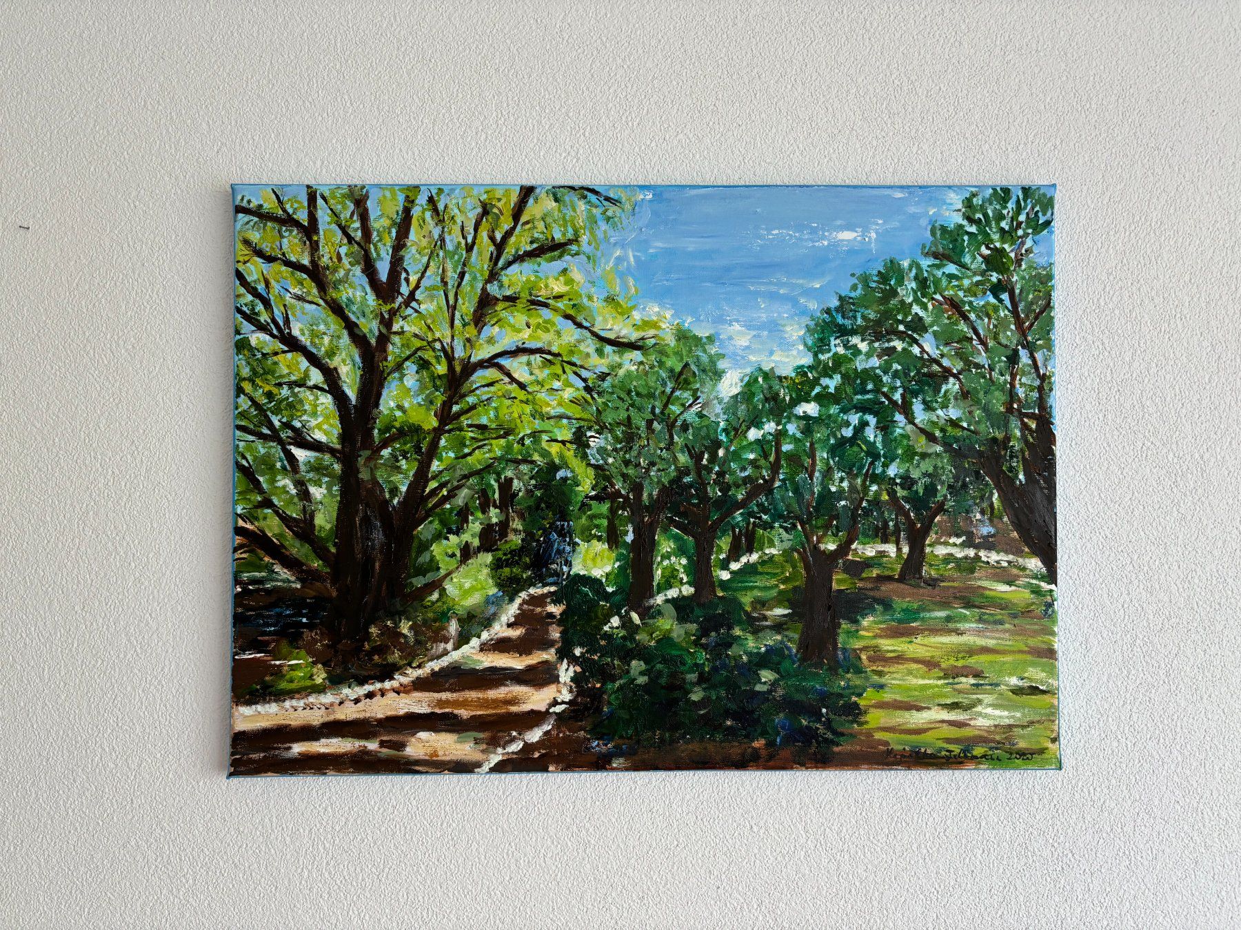 Dipinti: Ölgemälde - In Renoirs Garten – Nuovo (secondo la descrizione) da Cham venduto da Felha 7
