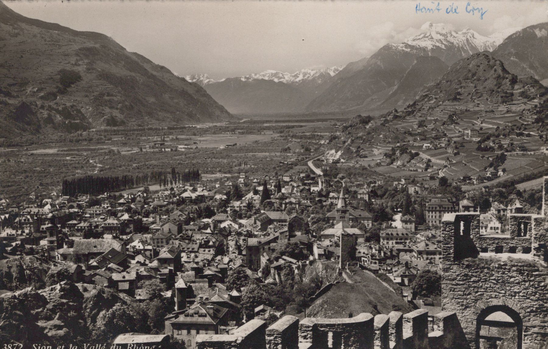 Cartoline postali: 0118 - Postkarte / Ansichtskarte - Sion Vallé du Rhone VS – Usato da Reinach BL venduto da Boston-Verkauf