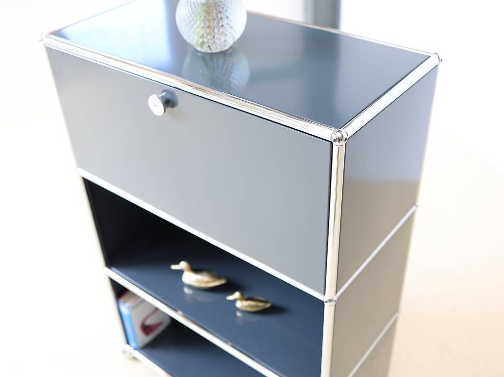 USM Scaffali: USM Haller Highboard in Anthrazitgrau 1x3 – Usato da Meinisberg venduto da atelier_TILIJA 7