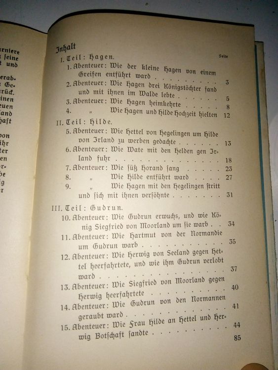 Libri: Antiker Kinderbuch Klassiker: Die Gudrunsage   (Altdeutsch) – Usato da st.galllen venduto da elkapone 4