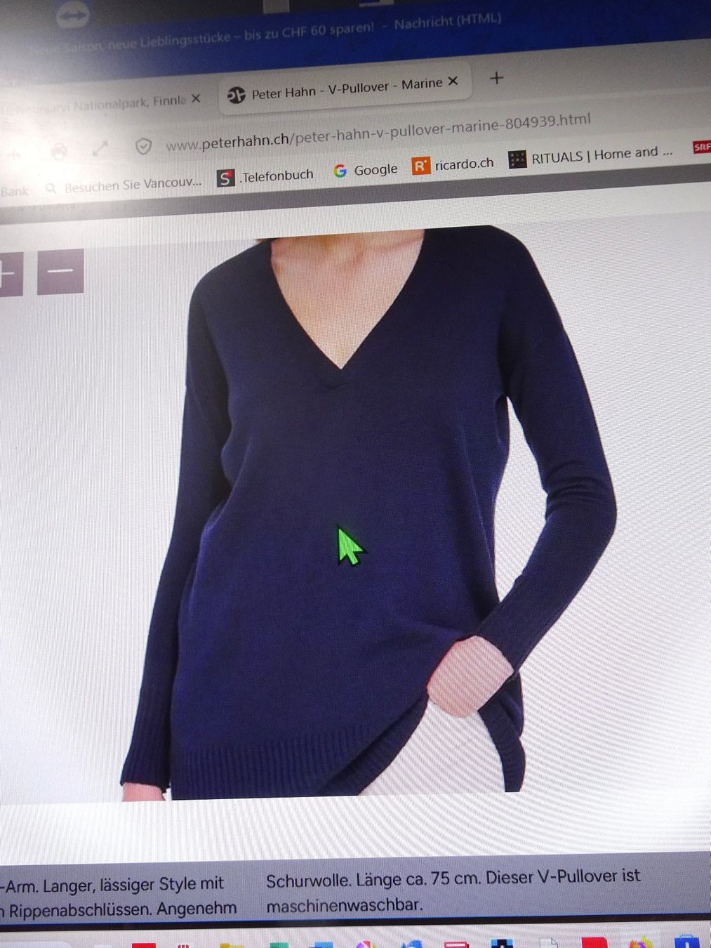 Peter Hahn Pulls & Sweat-shirts: Pullover Damen, Feinstrick, Peter Hahn neu – Neuf avec emballage d'origine à Grüt (Gossau ZH) par spitzig 3