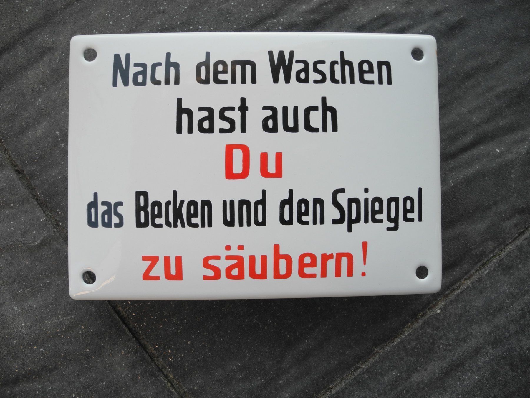 Insegne: HINWEISSCHILD BAD – Nuovo (secondo la descrizione) da Reinach AG venduto da Huckleberrysix