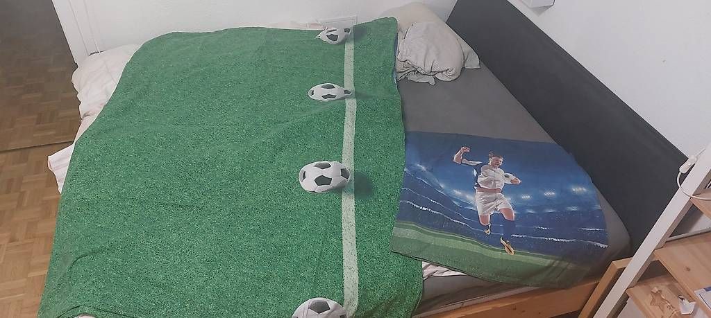 Biancheria da letto: Bettwäsche Fussball – Usato da Geuensee venduto da Itingen1 3