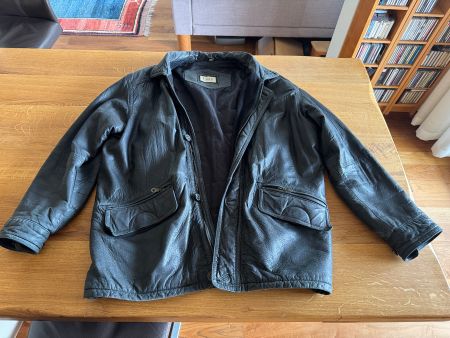 Schwere Winter Lederjacke