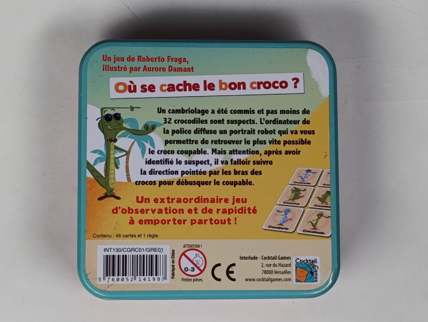 Spiele: Jeu de cartes crocodile dès 4 ans – Gebraucht aus Thielle von Plusvalue_Neuchatel 1