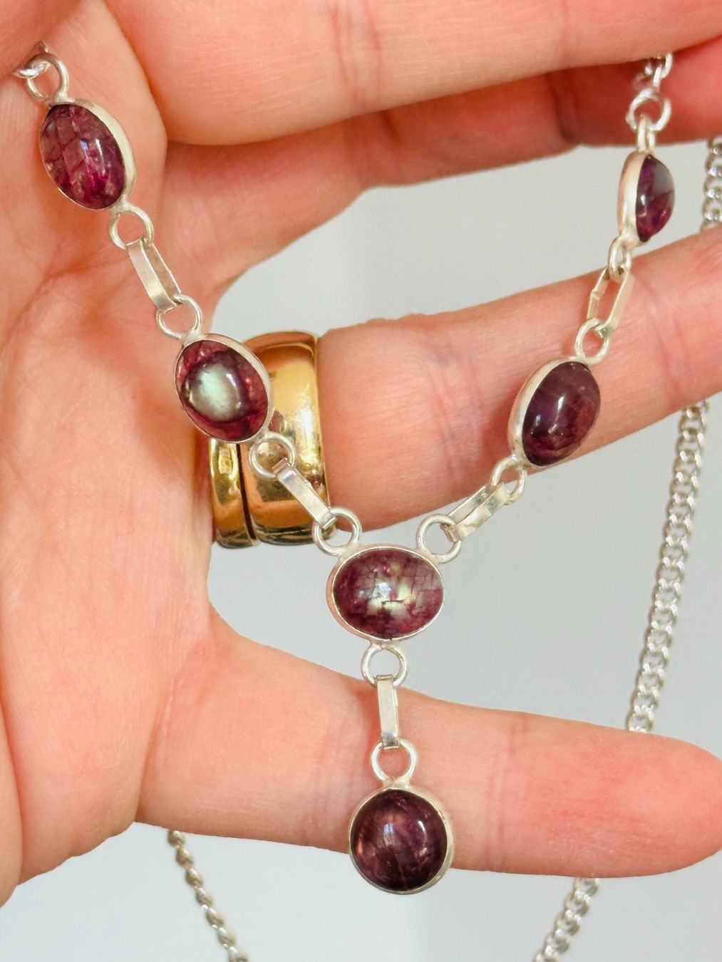 Ketten: Labradorite necklace – Neu und originalverpackt aus Genève von AGBERG 7