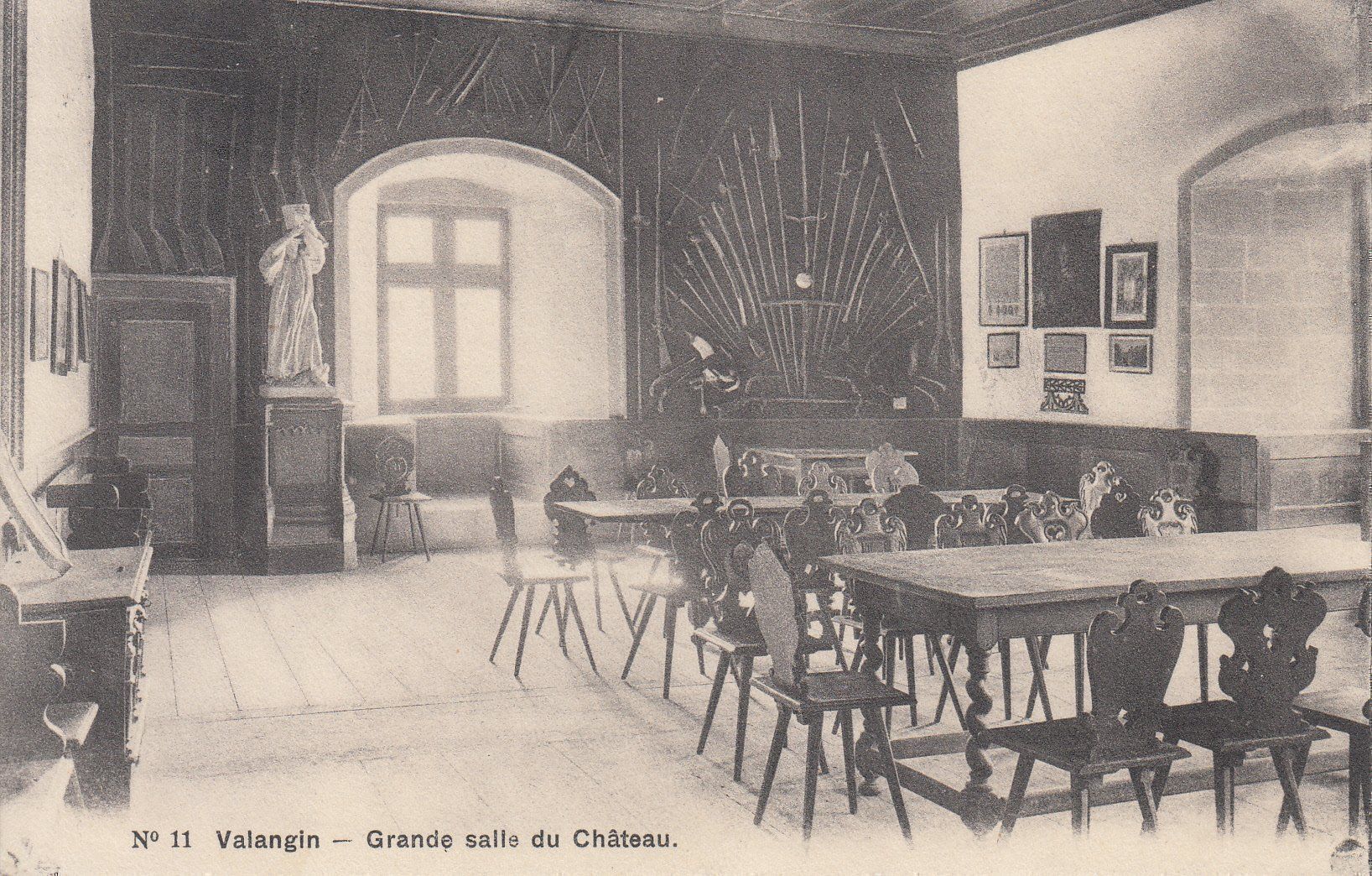 Ansichtskarten: Valangin 1911 – Gebraucht aus Bürglen TG von StampGraf