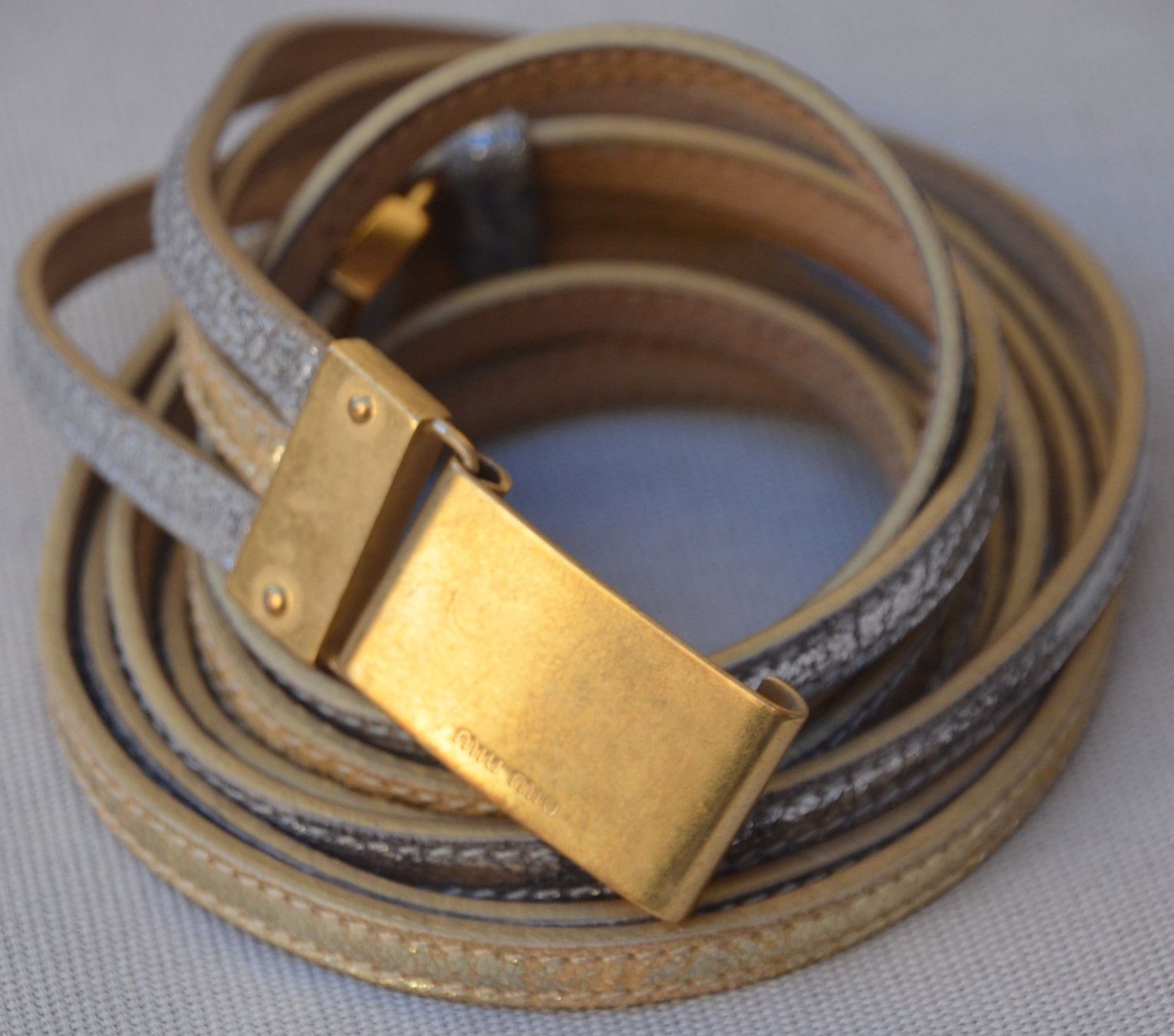 Miu Miu Cinture: Gürtel Miu Miu ceinture – Usato da Collonges venduto da arashee