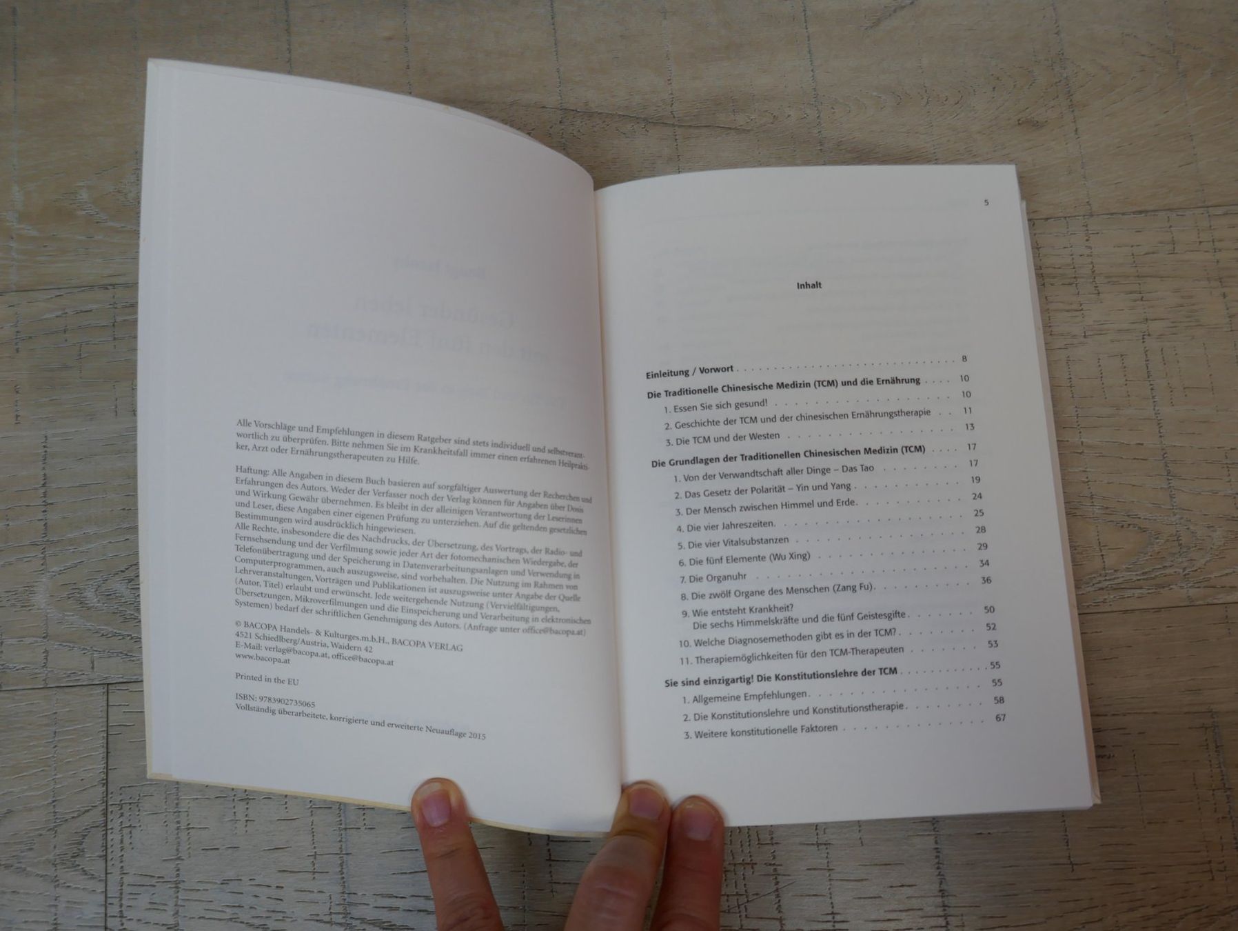 Libri: Gesünder leben mit den 5 Elementen von Bengt Jacoby – Usato da Port venduto da uzuku 2