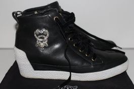 Marc Cain Ledersneakers mit Strass - Gr. 41