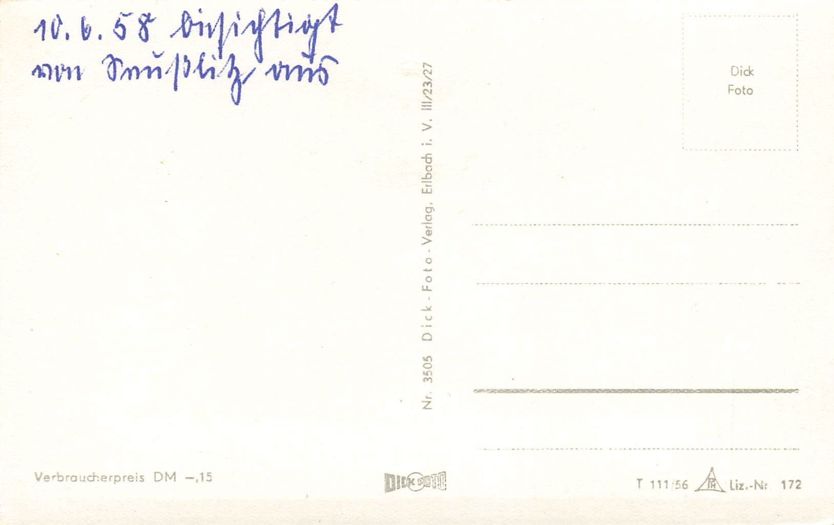 Cartoline postali: Sächs Schweiz Festung Königstein – Usato da Biasca venduto da Blenio71 1