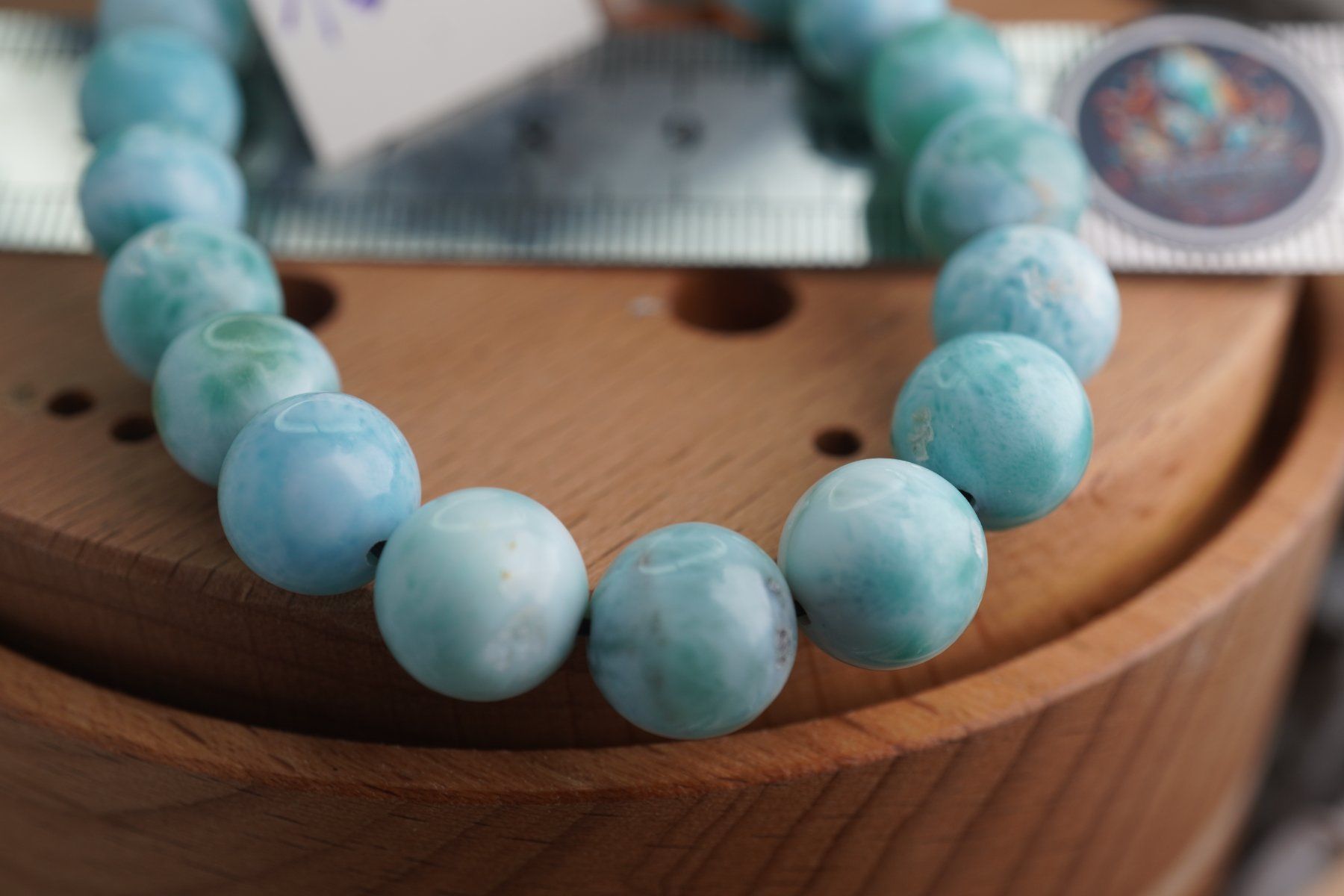Minéraux & Lithothérapie: Larimar    Top   Armband Kugel 10mm Topstone – Neuf avec emballage d'origine à Eschenbach SG par topstone 2