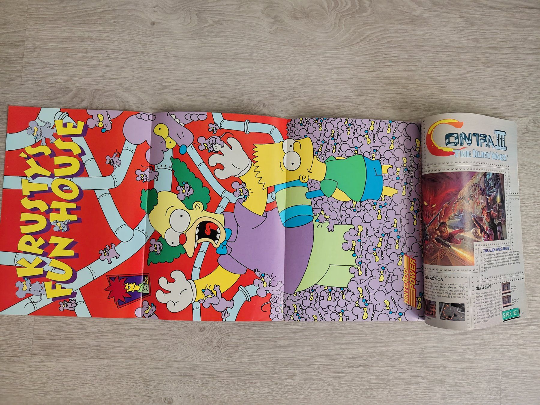 Giochi: Nintendo Power Magazin mit Simpson Poster Volume 36 – Usato da Schachen LU venduto da retrogamer 3