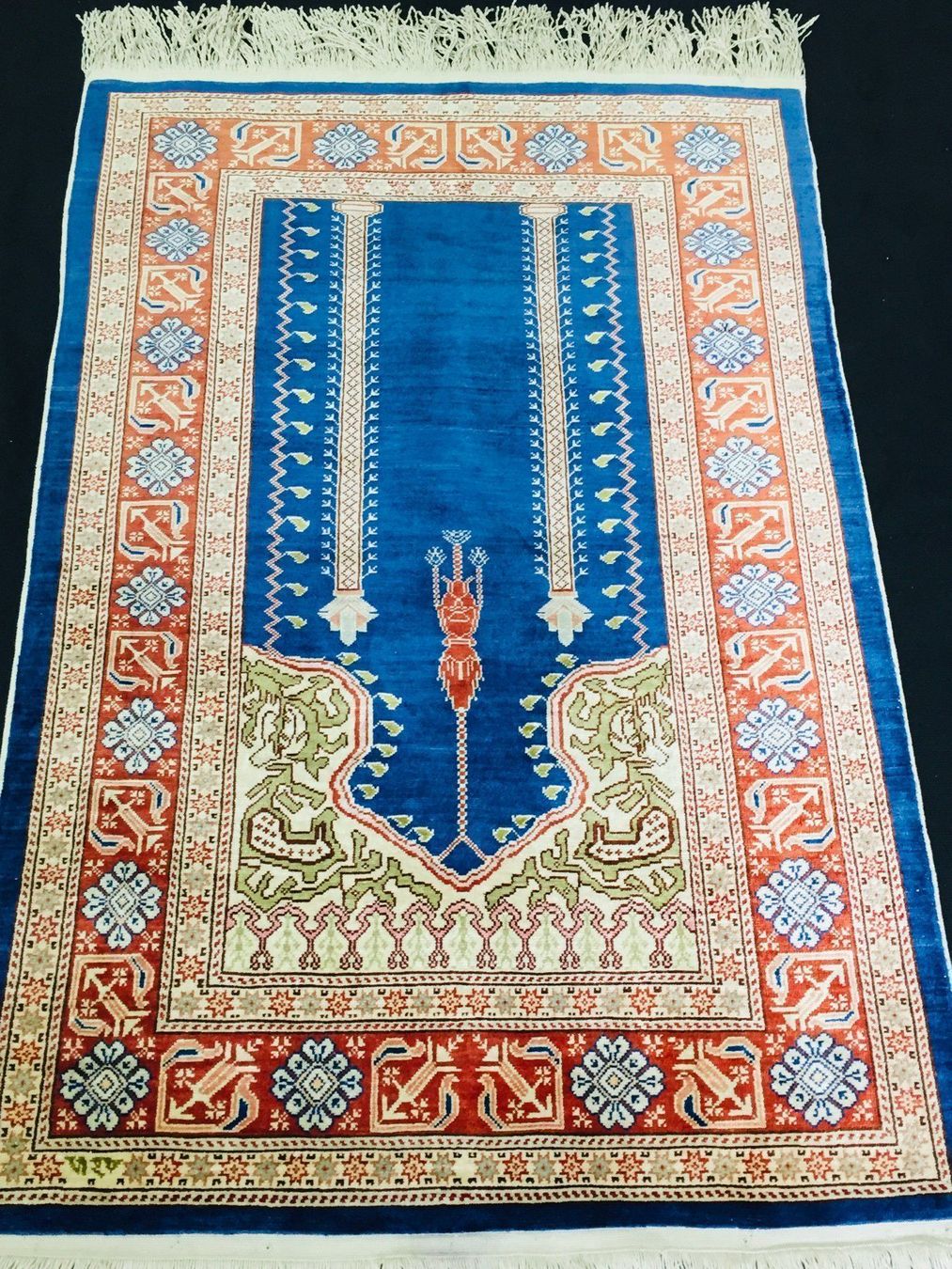 Tappeti: Vintage Hereke Teppich 100% Seiden – Usato da Schaffhausen venduto da vintageville 1