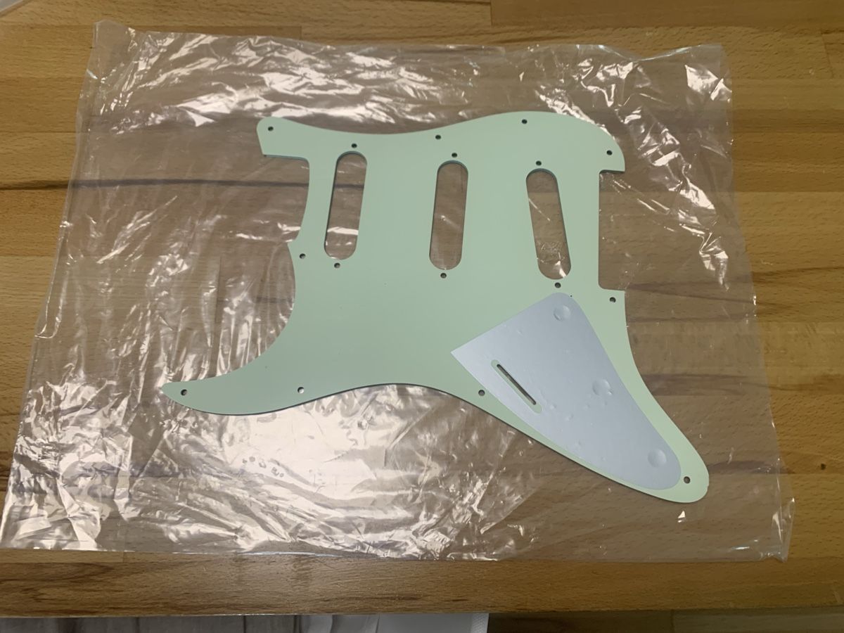 Strumenti musicali: Stratocaster Pickguard Mint Green ,Neu – Nuovo e nell'imballaggio originale da Zürich venduto da richie02 1
